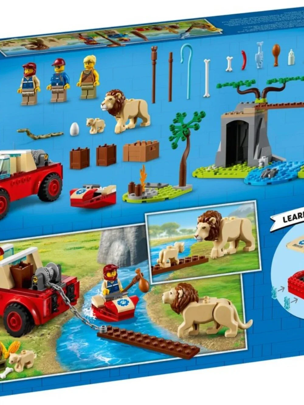 Lego 60301 Wildlife Rescue Off-Roader, like new with all pieces and box - Picture 14 of 15
